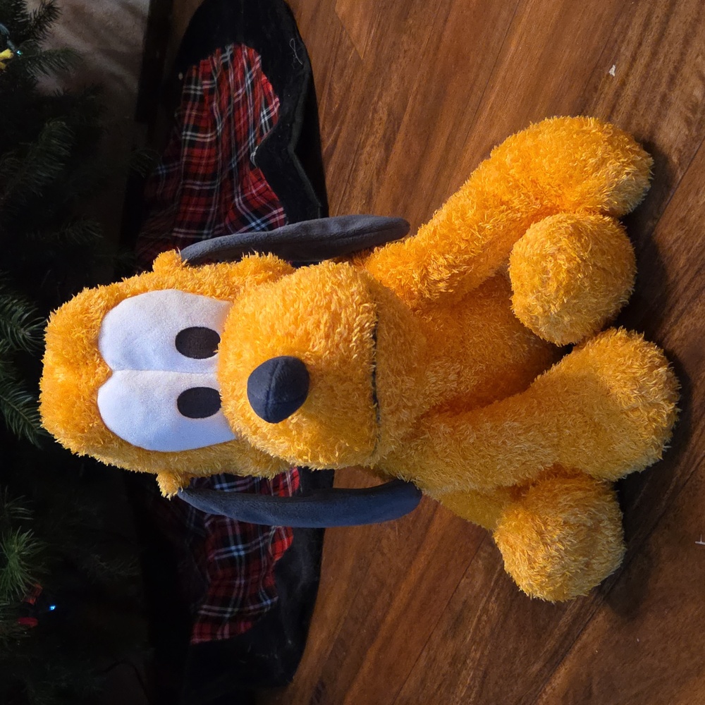 2022 Disney Parks Pluto Emotional Support Weighted Plush 14"